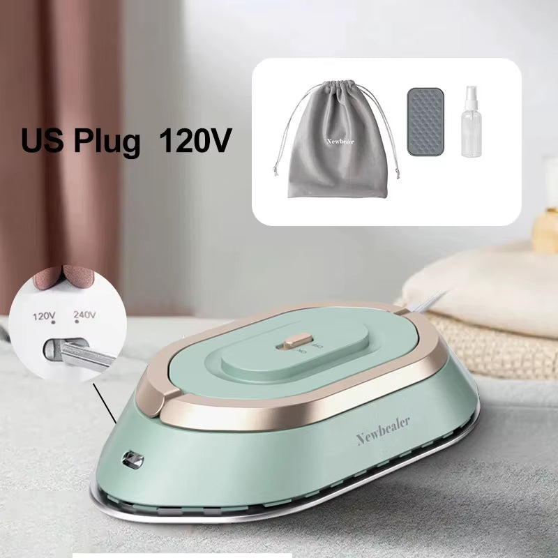 Mini Handheld Travel Iron – Lightweight 120V/220V Quick-Heat Press