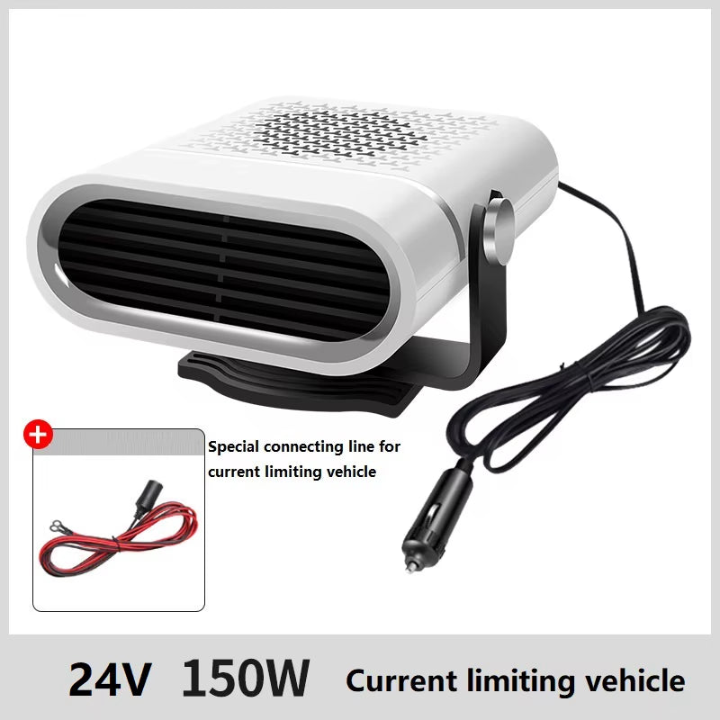 12V/24V Car Heater & Defogger – Portable Windshield Defrosting Fan