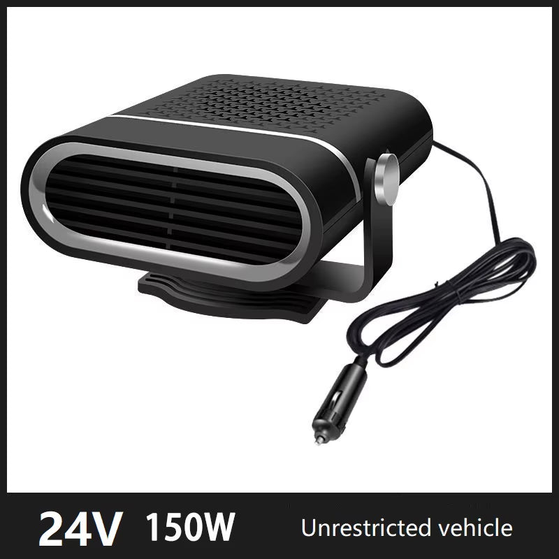12V/24V Car Heater & Defogger – Portable Windshield Defrosting Fan